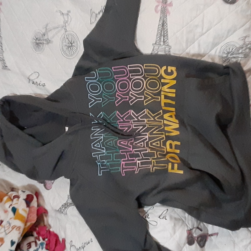 A Gray Hoodie
